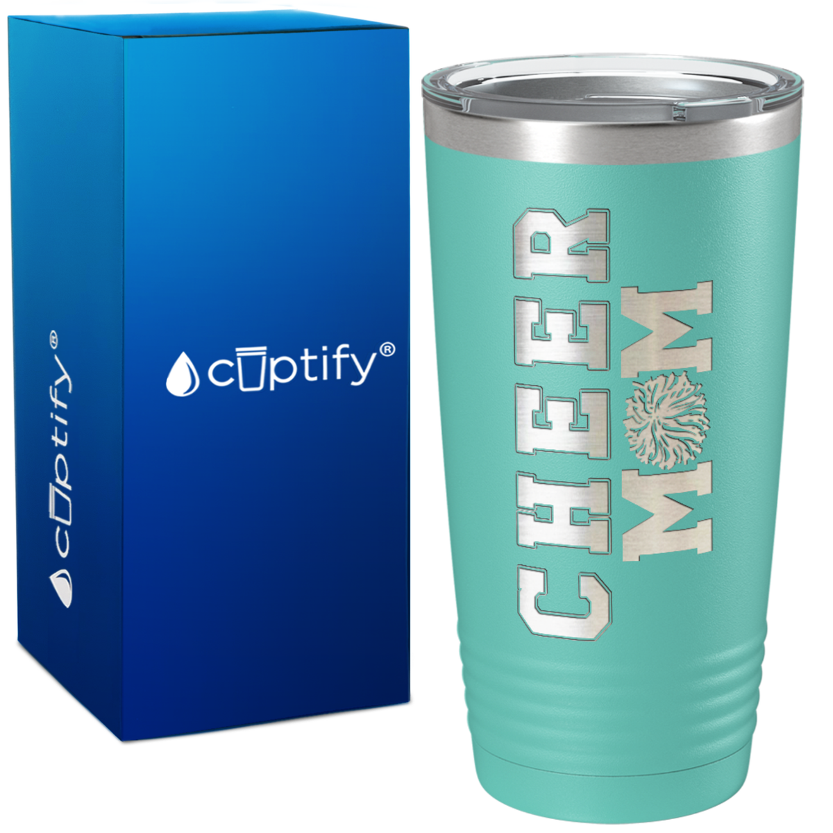 Cheer Mom on 20oz Tumbler
