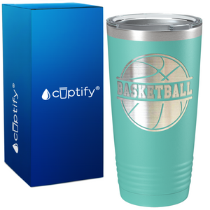 Basketball Ball on 20oz Tumbler