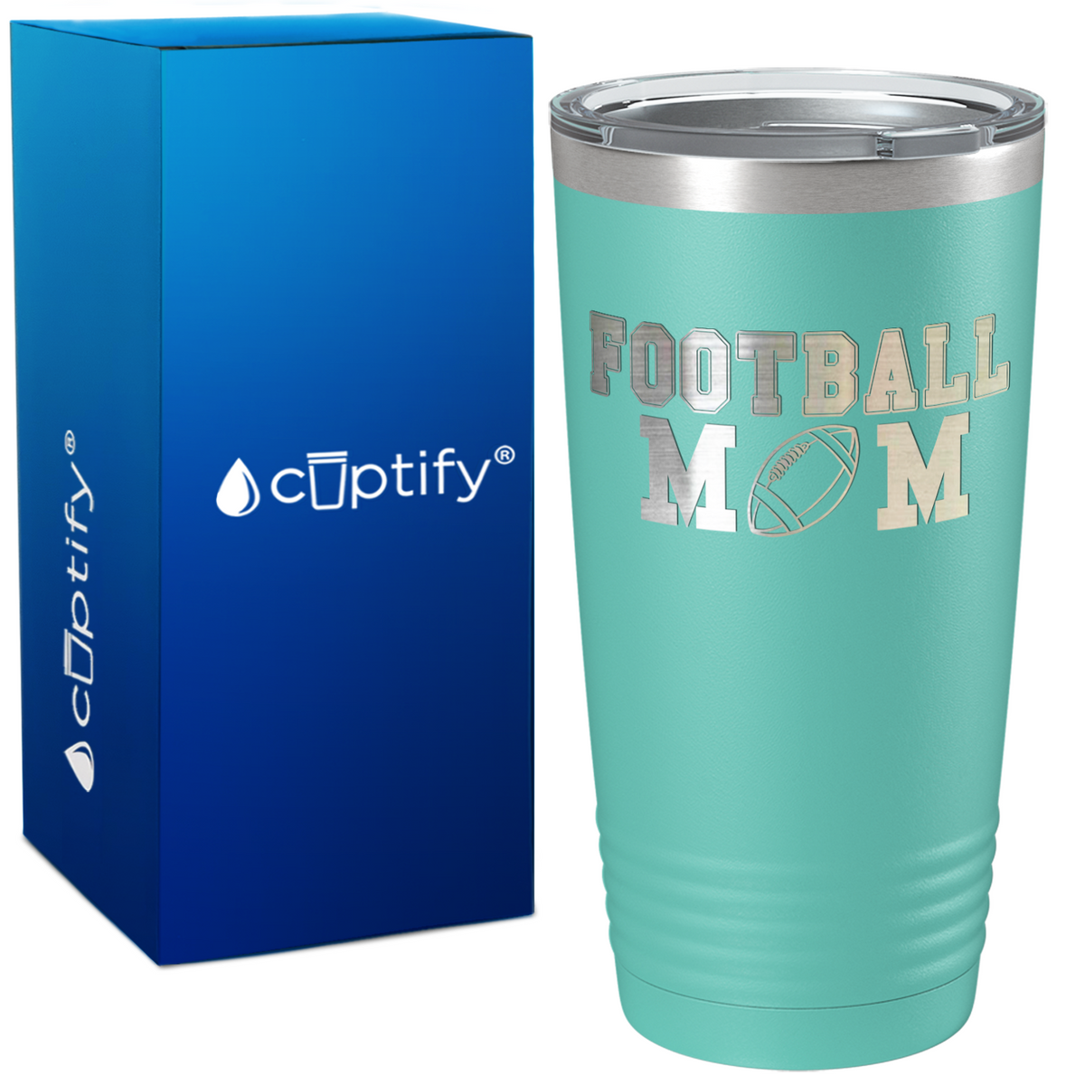 The Football Mom on 20oz Tumbler