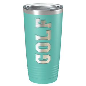 Golf Laser Engraved on Stainless Steel Golf Tumbler