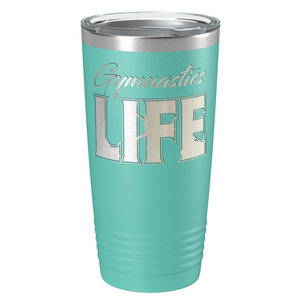 Gymnastics Life Laser Engraved on Stainless Steel Gymnastics Tumbler