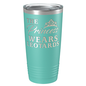 This Princess Wears Leotards Laser Engraved on Stainless Steel Gymnastics Tumbler