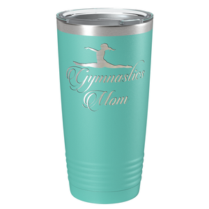 Gymnastics Mom Laser Engraved on Stainless Steel Gymnastics Tumbler