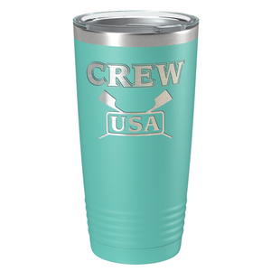 Crew USA Laser Engraved on Stainless Steel Crew Tumbler