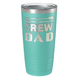 Crew Dad Laser Engraved on Stainless Steel Crew Tumbler