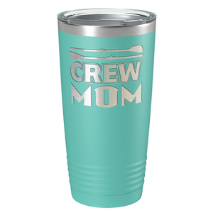 Crew Mom Laser Engraved on Stainless Steel Crew Tumbler