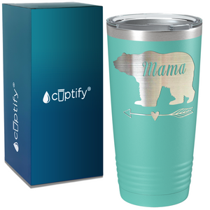 Mama Bear Arrow on Mom 20oz Tumbler