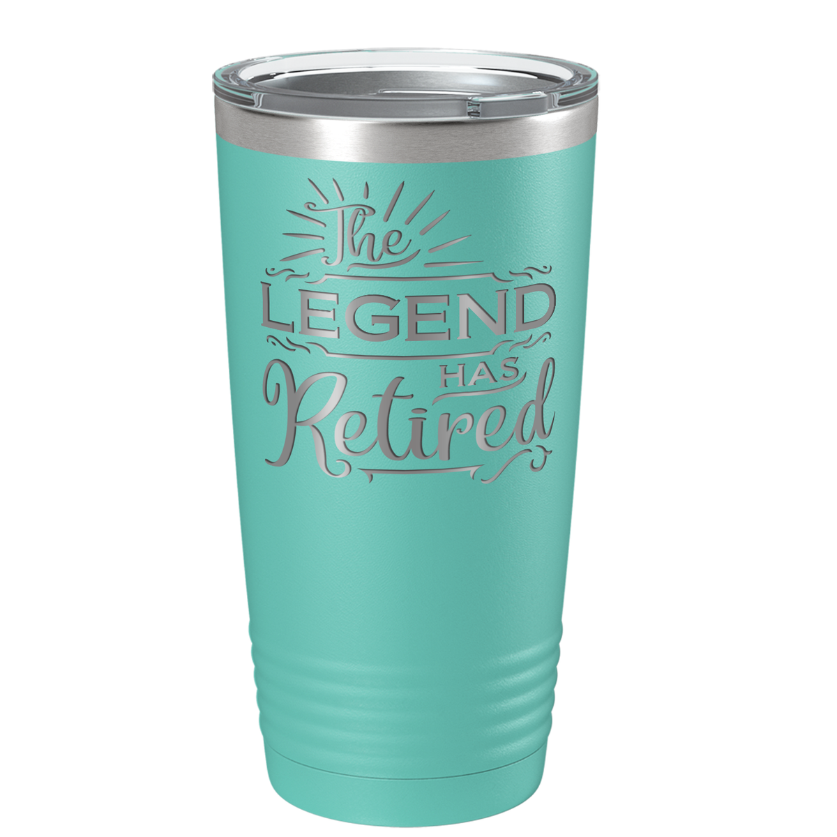 The Legend has Retired on Stainless Steel Retirement Tumbler