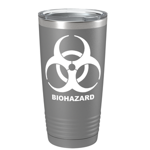 Biohazard on Stainless Steel Zombies Tumbler