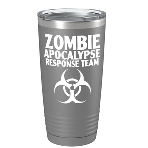 Zombie Apocalypse Response Team on Stainless Steel Zombies Tumbler