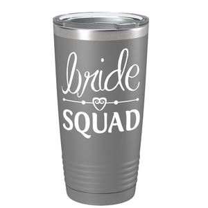 Bride Squad Heart on Stainless Steel Bridal Shower Tumbler