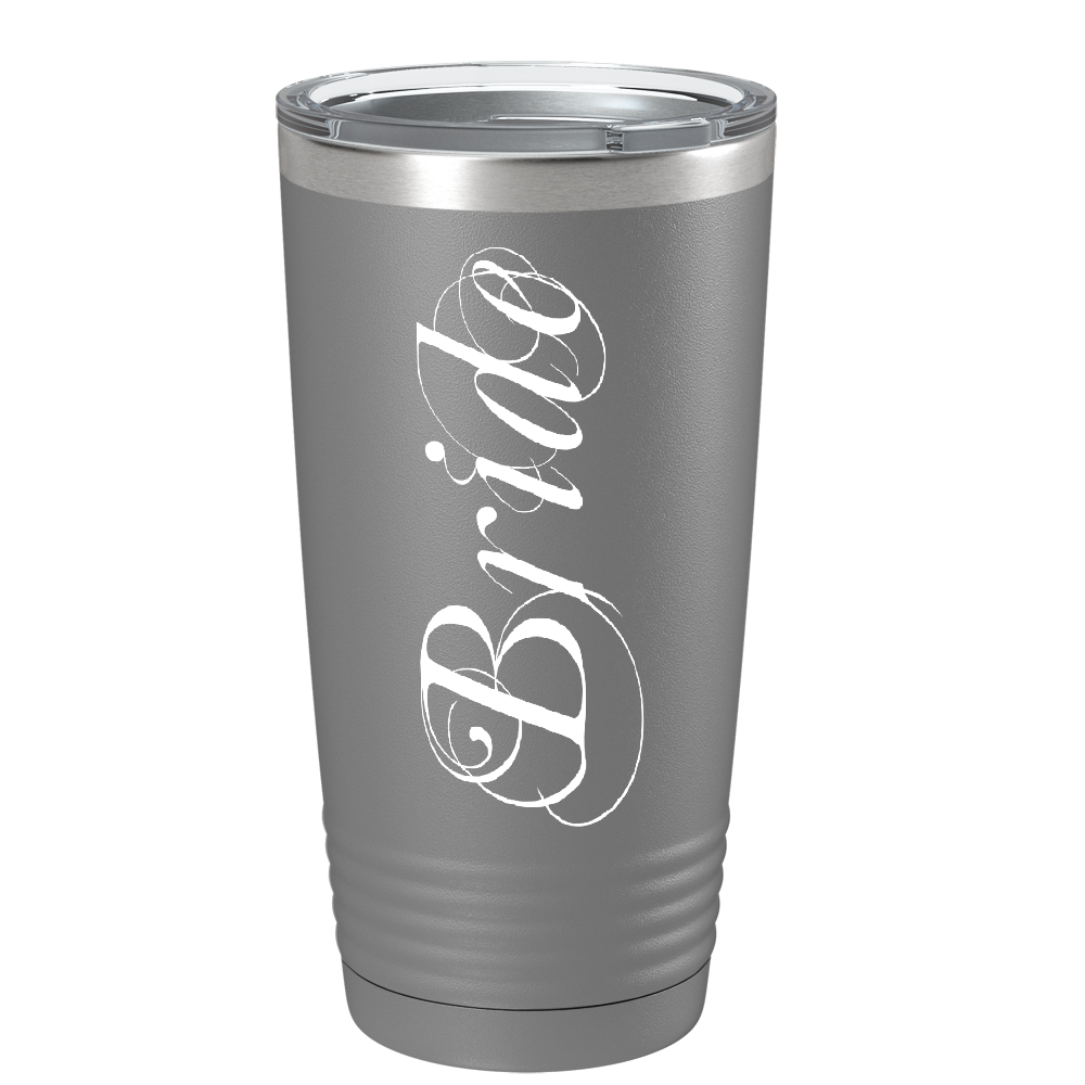 Fancy Team Bride on Stainless Steel Bridal Shower Tumbler