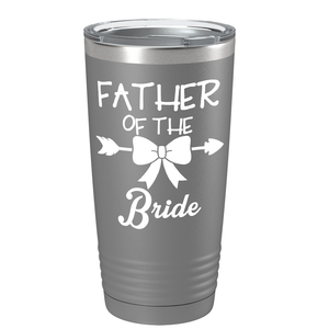 Father of the Bride on Stainless Steel Bridal Tumbler