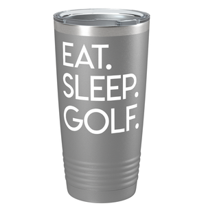 Eat Sleep Golf on Stainless Steel Golf Tumbler