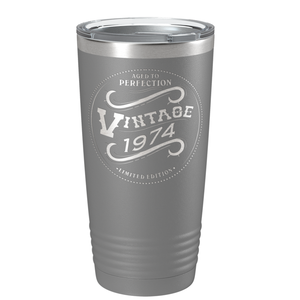 1974 Aged to Perfection Vintage 47th on Stainless Steel Tumbler