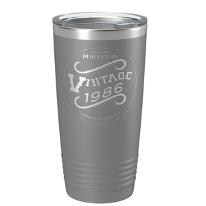 1986 Aged to Perfection Vintage 35th on Stainless Steel Tumbler