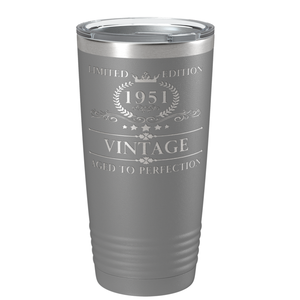 1951 Limited Edition Aged to Perfection 70th on Stainless Steel Tumbler