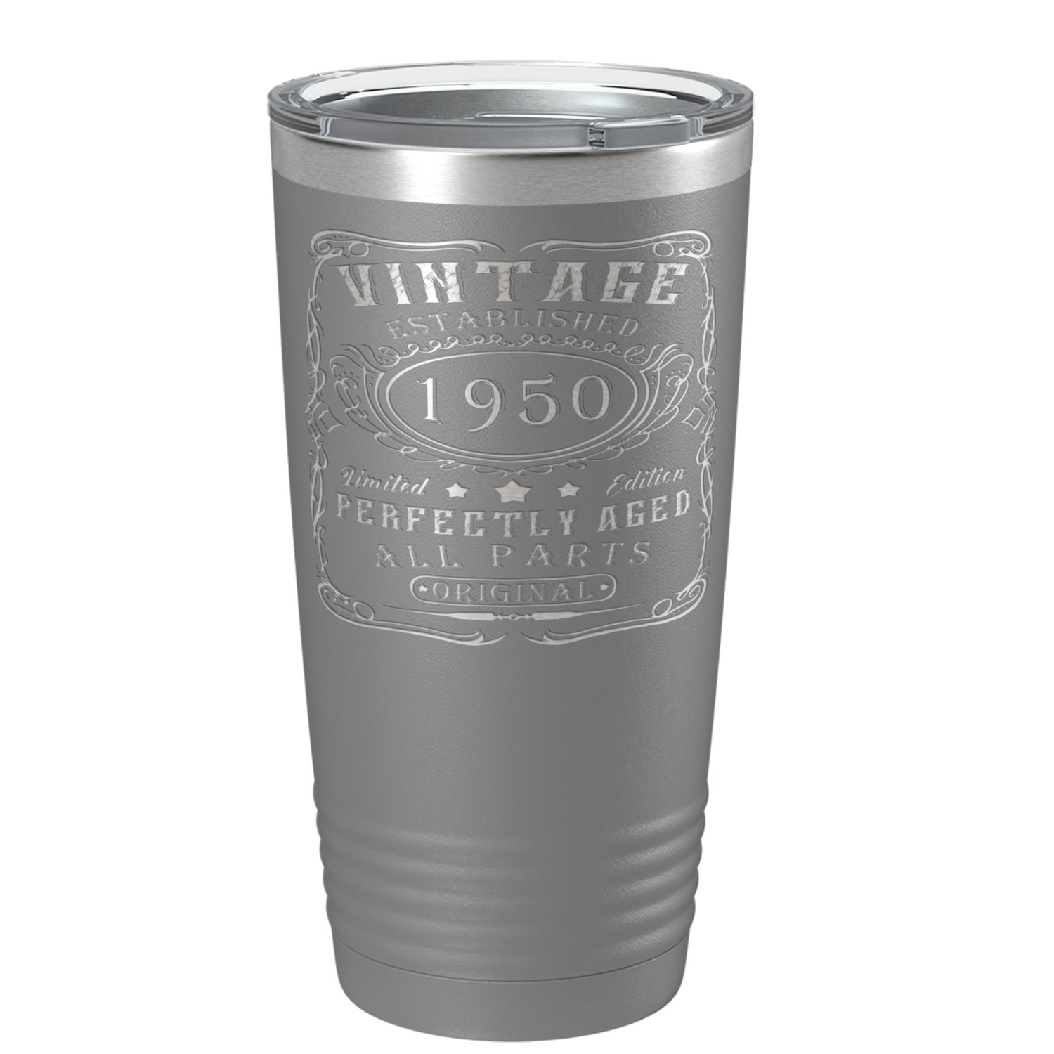 1950 Vintage Perfectly Aged 71st on Stainless Steel Tumbler