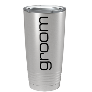 Groom on Stainless Steel Wedding Tumbler