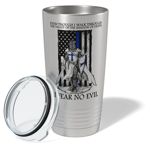 Thin Blue Line Police Knight 20oz Stainless Tumbler