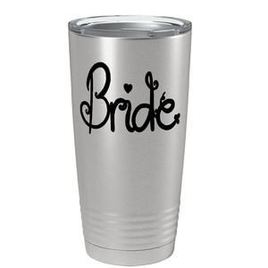 Bride Doodle on Stainless Steel Wedding Tumbler