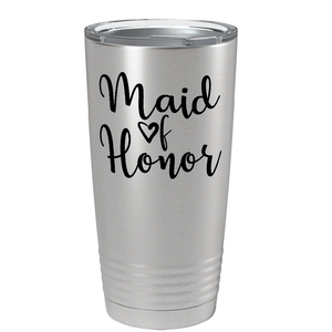Maid of Honor on Stainless Steel Wedding Tumbler