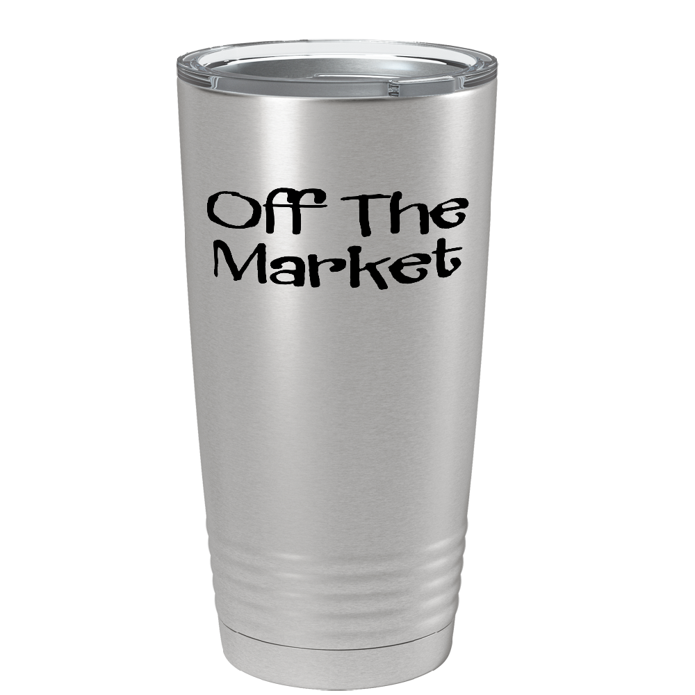 Off the Market on Stainless Steel Wedding Tumbler