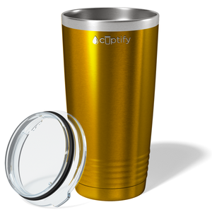 Gold Translucent 20oz Tumbler