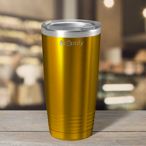 Gold Translucent 20oz Tumbler