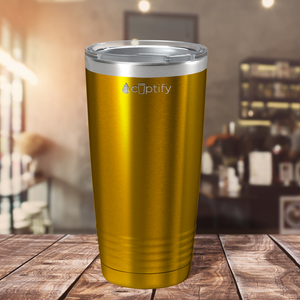 Gold Translucent 20oz Tumbler