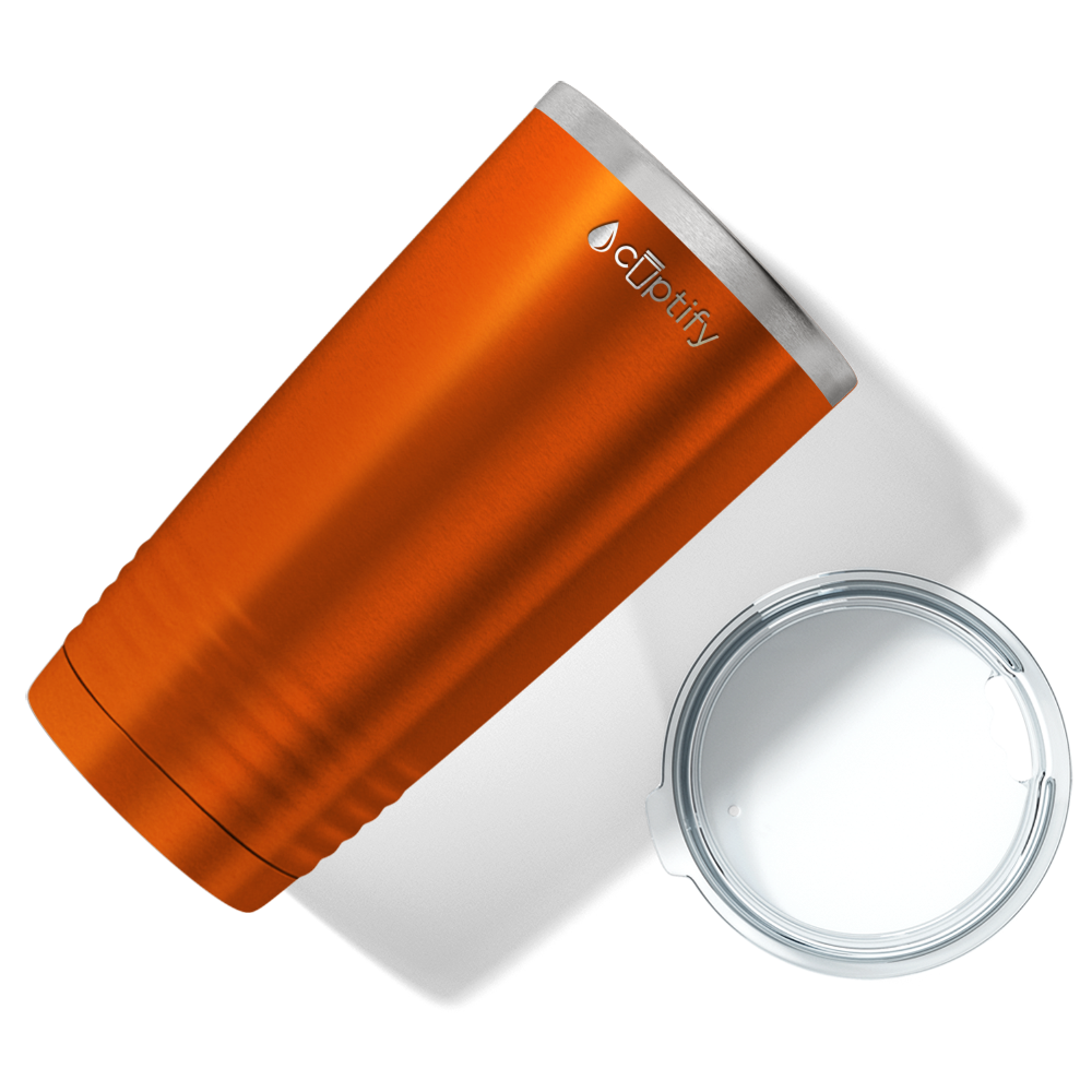 Orange Translucent 20oz Tumbler