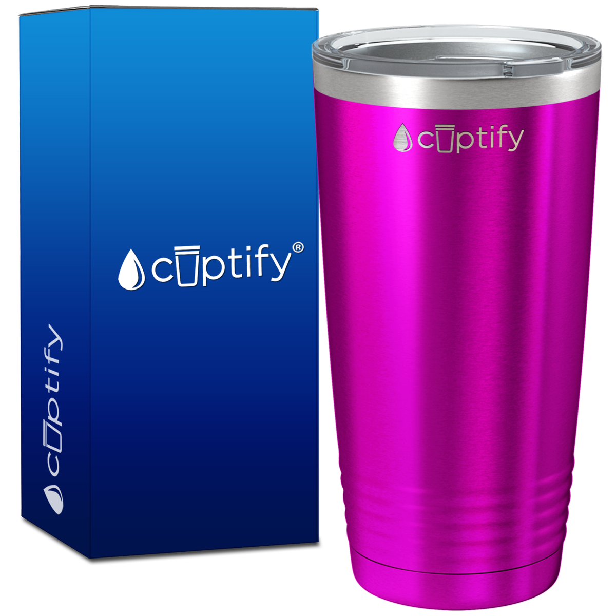 Pink Translucent 20oz Tumbler