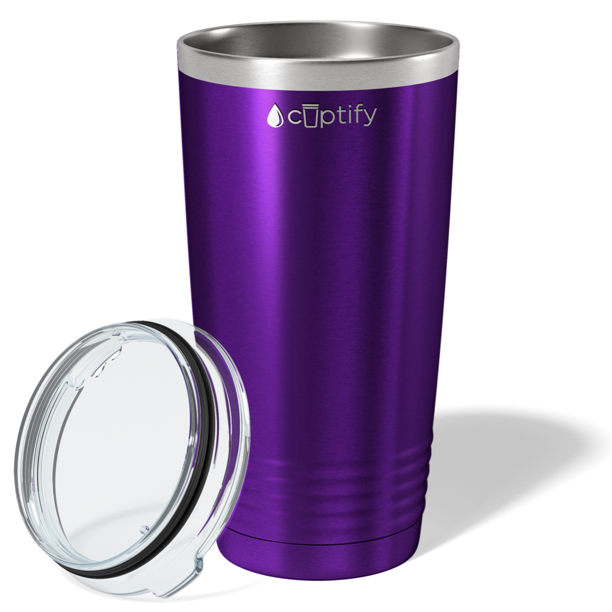 Purple Translucent 20oz Tumbler