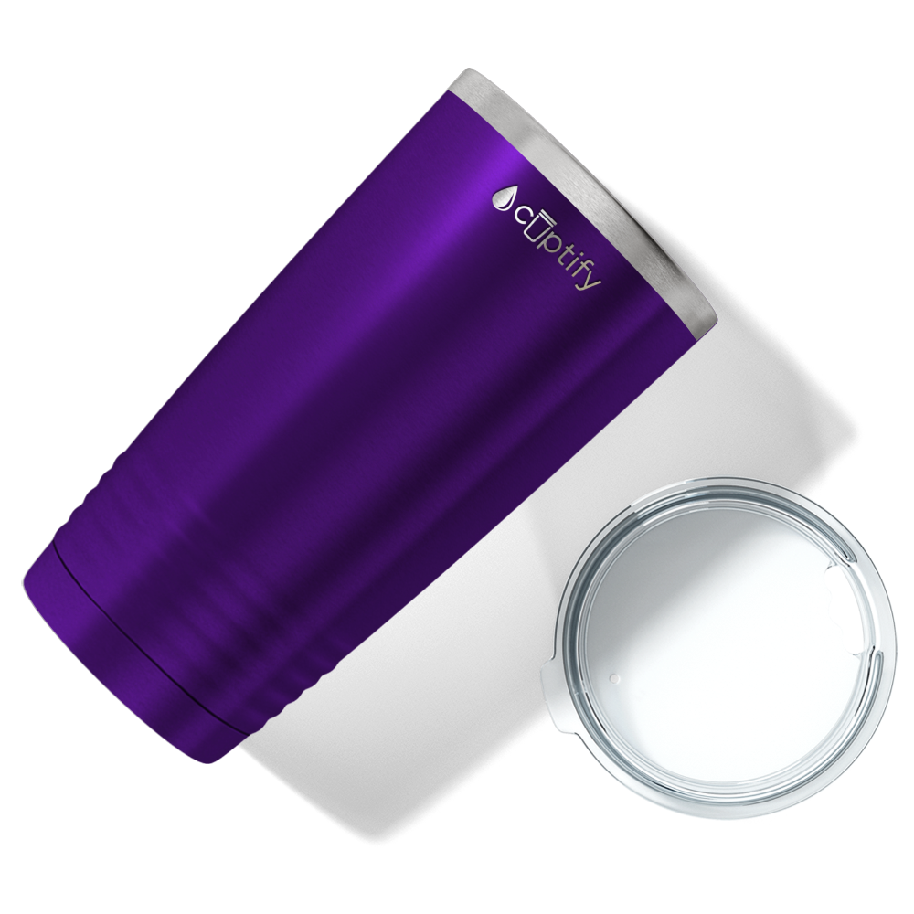 Purple Translucent 20oz Tumbler