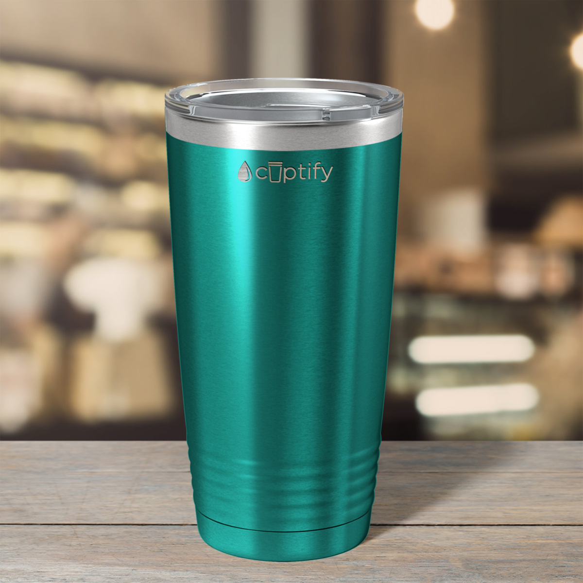Teal Translucent 20oz Tumbler