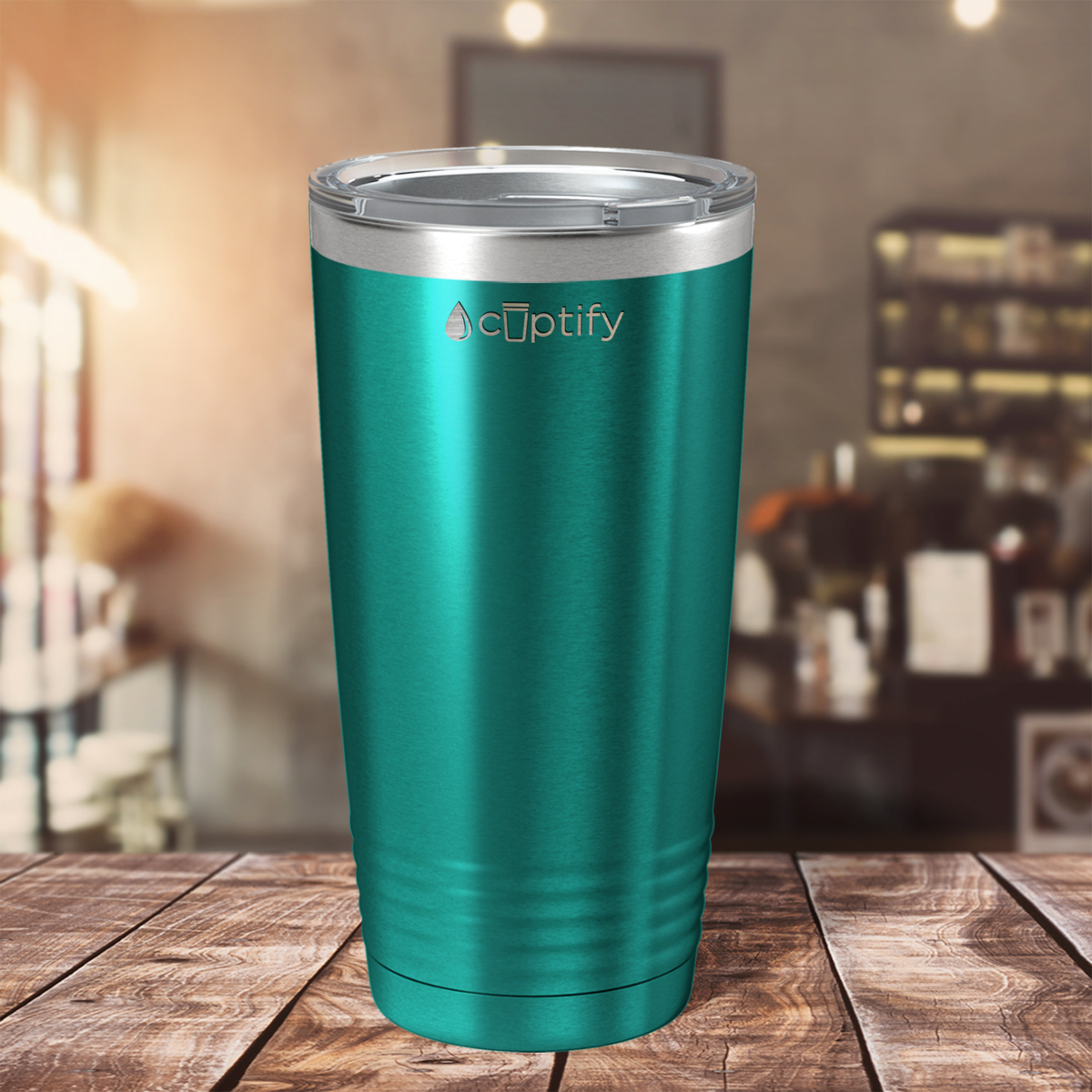 Teal Translucent 20oz Tumbler