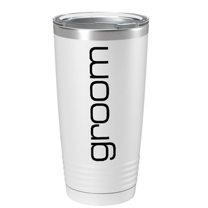 Groom on Stainless Steel Wedding Tumbler