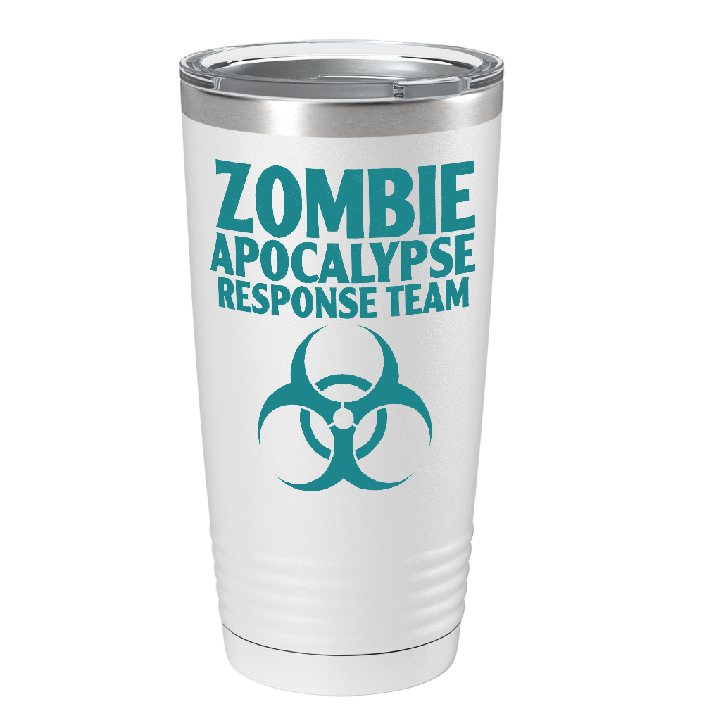 Zombie Apocalypse Response Team on Stainless Steel Zombies Tumbler