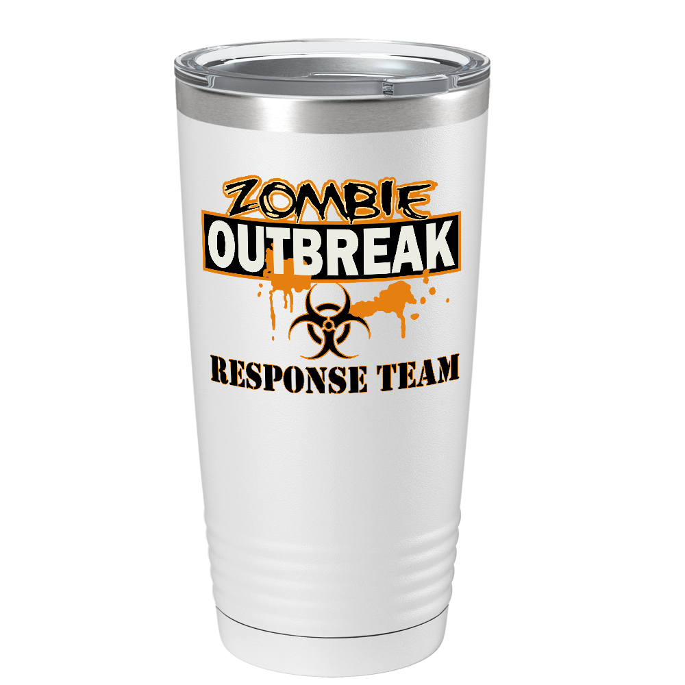 Zombie Outbreak Response Team on Stainless Steel Zombies Tumbler
