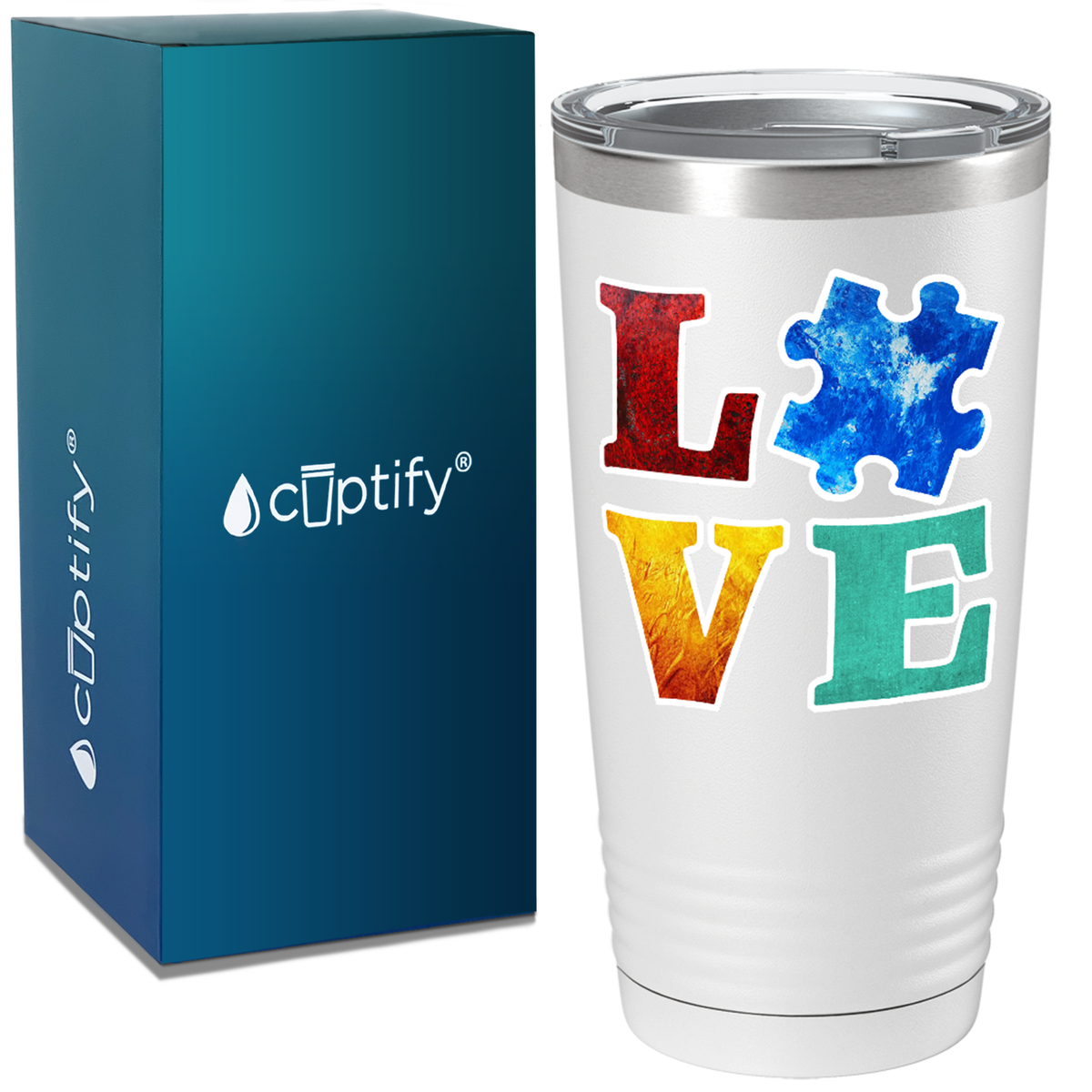 Autism Love Support on Autism 20oz Tumbler