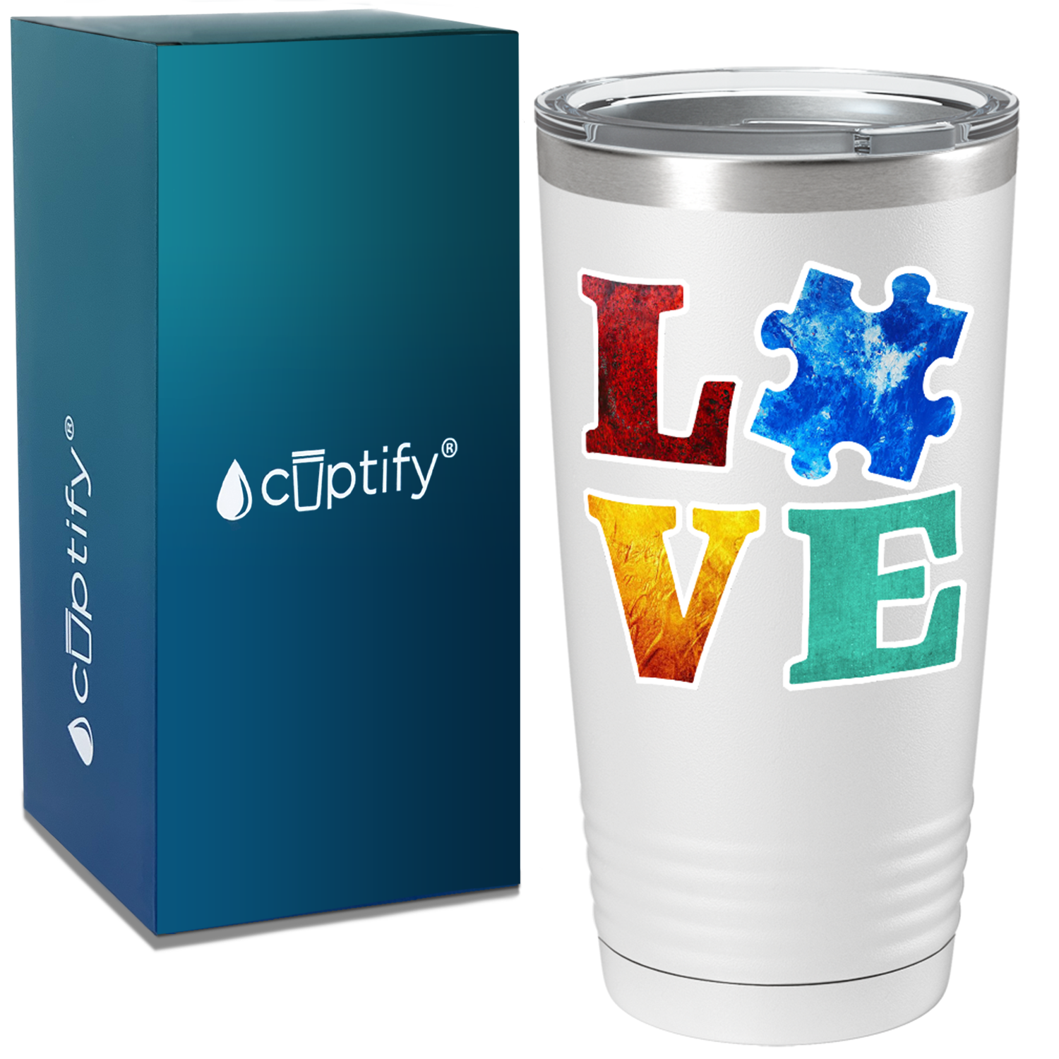 Autism Love Support on Autism 20oz Tumbler
