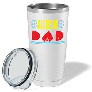 Autism Awareness Dad on Autism 20oz Tumbler