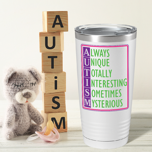 Autism Awareness Support on Autism 20oz Tumbler