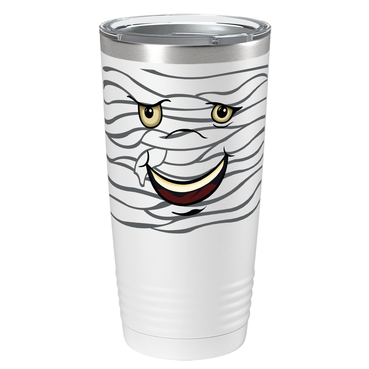 Happy Mummy on Stainless Steel Halloween Tumbler