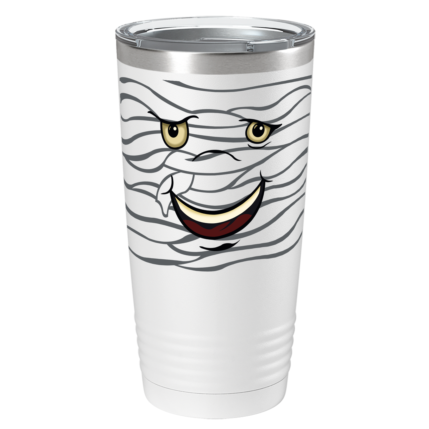 Happy Mummy on Stainless Steel Halloween Tumbler