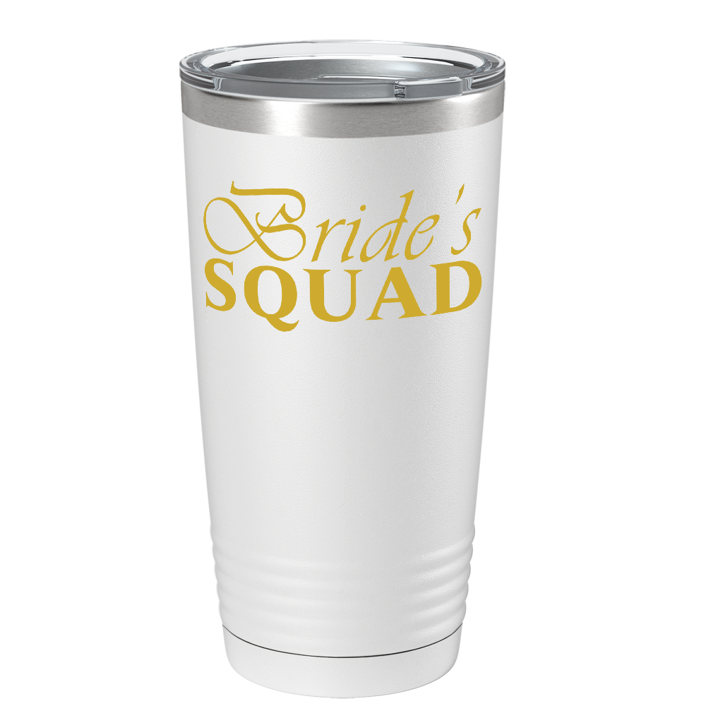 Bride's Squad on Stainless Steel Bridal Tumbler