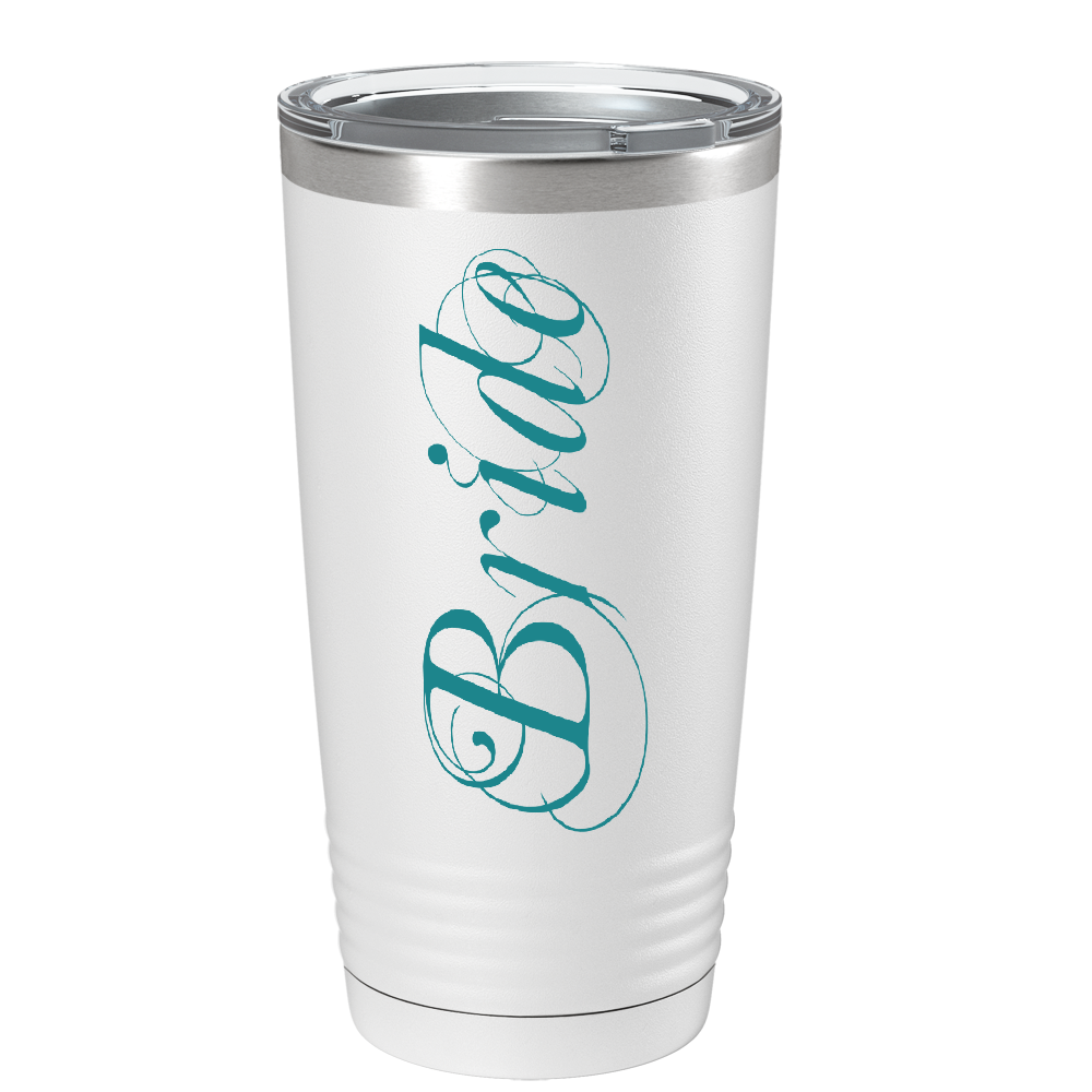 Fancy Team Bride on Stainless Steel Bridal Shower Tumbler