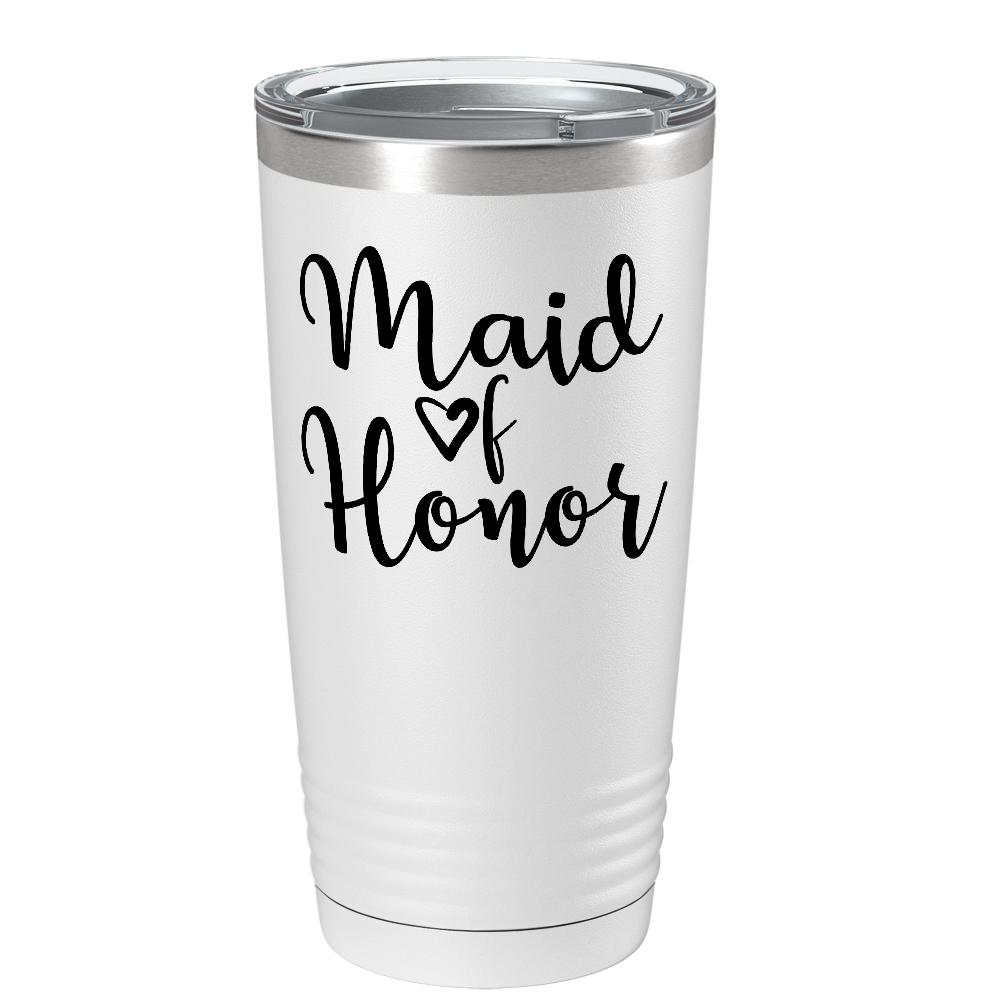 Maid of Honor on Stainless Steel Wedding Tumbler