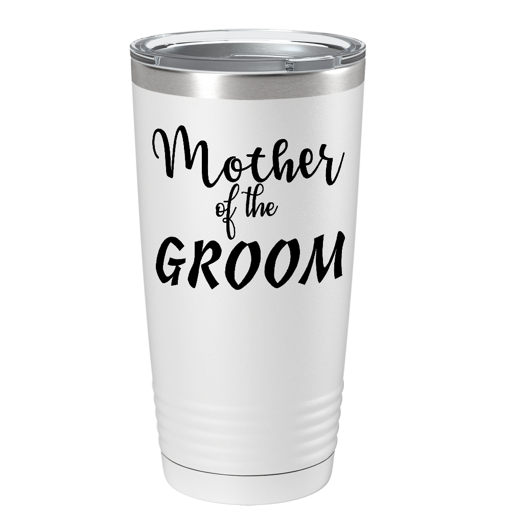 Mother of the Groom on Stainless Steel Wedding Tumbler