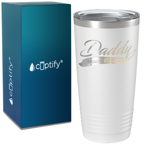 Daddy Since 2018 on Stainless Steel Dad Tumbler